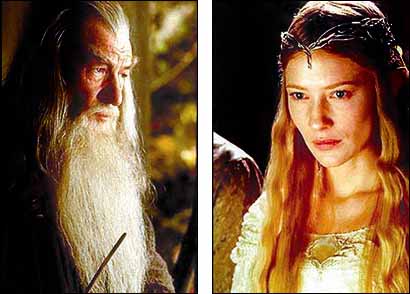 Galadriel a Gandalf