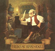 Bilbo at Rivendell